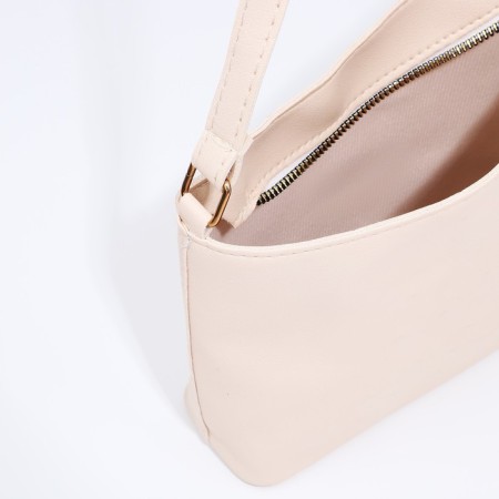 Cross-Bodi Bag on a zipper, beige color-4