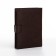 Male purse on Magnet, 3 in 1, for bills, auto documents and passports, brown color
