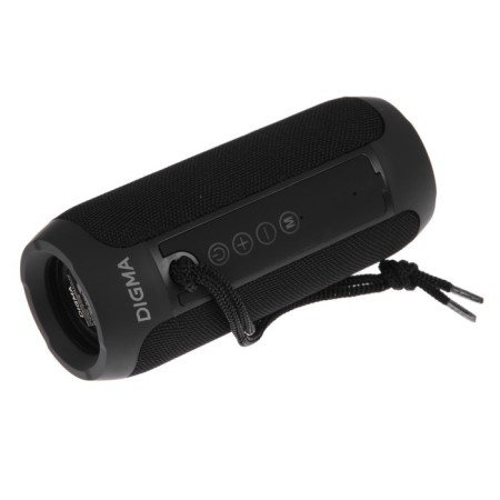 Digma D-PS1510, 10W, BT, Microsd, USB, AUX, FM, 1200mach, black, black-3