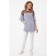 Female blouse, size 46, gray color