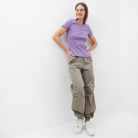 T -shirt female, lilac color, size S (42)-2