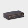 Storage box - Dilan's checkda, 17.3 × 8.8 × 4.4 cm, dark color
