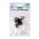 Screw eyes with plugs, set 4 pcs., Size 1 pc: 1.65 × 1.3 cm