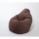 The hand-bag “pear” is small, diameter 70 cm, height 90 cm, color chocolate