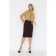 Blouse with a banting tie, size 42
