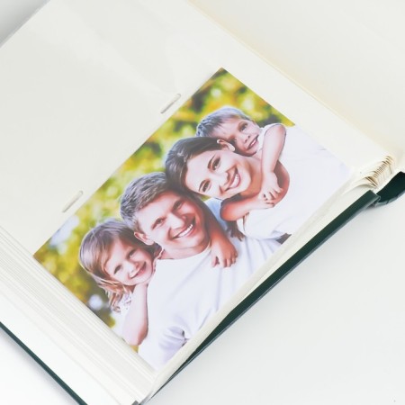 Photo album for 200 photos 10x15 cm book. Peret green-3
