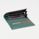 Women's wallet on magnets, green color