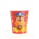A one -time paper glass with an embossing "Happy Birthday!", 250 ml, a puppy patrol