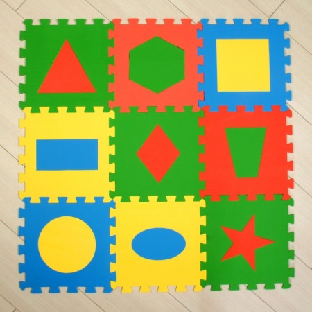 Soft floor "Geometry", universal, 33 × 33 cm