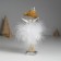 Polystone souvenir "Angel in a white dress on a star" costs 6x4x16.5 cm