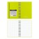 Notebook A6 (120 x 146 mm), 80 sheets in the cage on the crest Erichkrause "Neon", plastic cover, on the elastic band, an offset unit, whiteness 100%, mix