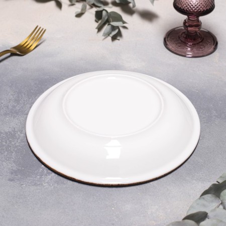 Deep porcelain plate Balance, 500 ml, d = 21 cm, black color-2