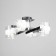 Ceiling chandelier "Virta" E14 4x60 watts