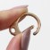 Metal carbine "Circle", D = 16 mm, 25 × 20 mm, 10 pcs, gold color