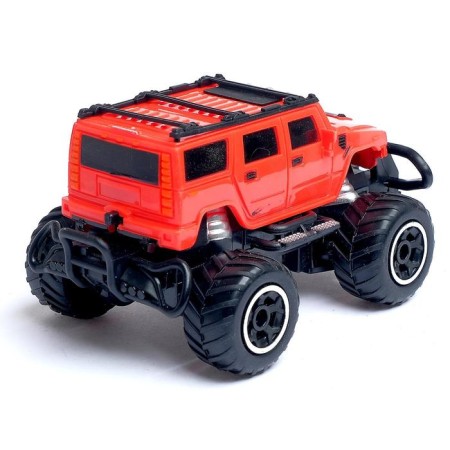 Radio -controlled jeep "Hamer", works on batteries, red color-2