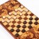 Wooden backgammon large, with “beer” checkers, board game, 60 x 60 cm
