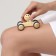 Massage "Muzzle", 10 × 6.5 × 6.5 cm, wooden, 4 wheels, color mix