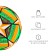 Children's ball "Football", D = 22 cm, 60 g