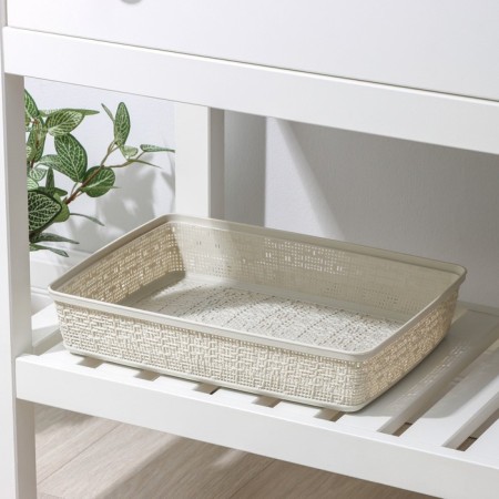 Clot "Calm", 35.5 × 26 × 7 cm, color white rattan