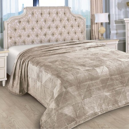 Domino plaid 150x205cm, Velsoft 250g/m, PE100%