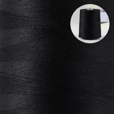 Threads 60, "Nevka", 5000 m, black color No. 115-1