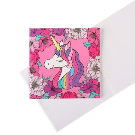 Cleaning set, notebook, sharpener, eraser, pencil, scissors, Minnie and unicorn-8