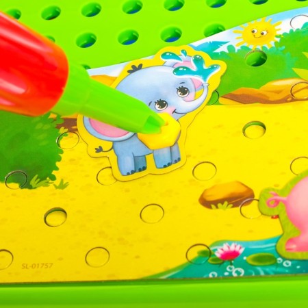 The designer of the screw "Constructs: animals", 105 parts-6
