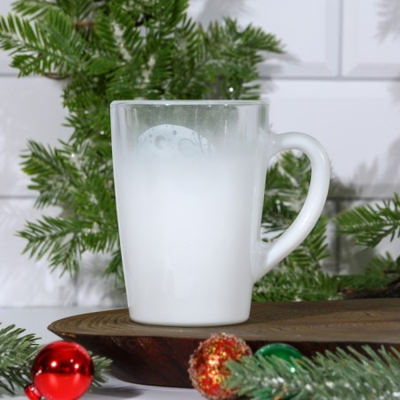 New Year! New Year's glass mug with a Happy New Year gradient, 300 ml-1