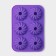 Baking uniform “Cupcake”, silicone, 26 × 18 × 3.5 cm, 6 cells (7.5x7.5x2.5 cm), lilac color
