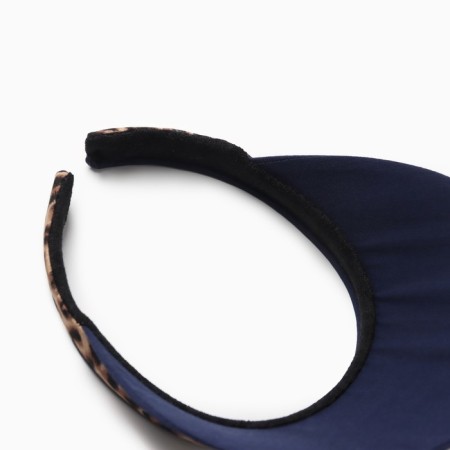 Feminine visor minaku "leopard" color dark blue, rn 56-58-3
