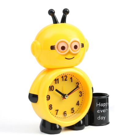 Clock - organizer with an alarm clock "Bee", discrete move, D -7.5, 18.5 x 14 cm, aa-1