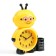 Clock - organizer with an alarm clock "Bee", discrete move, D -7.5, 18.5 x 14 cm, aa