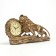 Table clock "Leo", discrete move, D-11 cm, 1AA, 48 x 8.5 x 23.4 cm