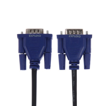 Adapter Exployd EX-K-1367, VGA (M)-VGA (F), cable 1 m, black-3