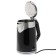 Electric kettle eurostek eek-2026, plastic, fire, 1.8 l, 1500 watts, black