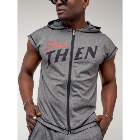 Male tracksuit, size 52-54, gray color-12
