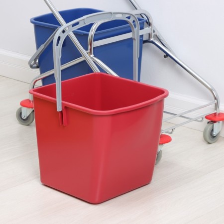 Two -wounded trolley cart, 46 liters, with spin, chrome frame-5