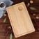 Groot board "rectangular", for serving and serving, 40x25 cm, array of ash