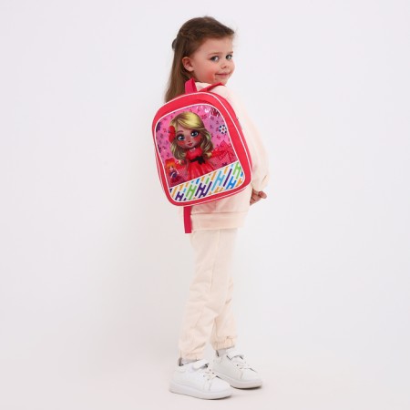 Baby backpack on lightning, pink color-2