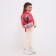 Baby backpack on lightning, pink color