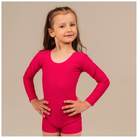A swimsuit for gymnastics and dancing Grace Dance, p. 34, raspberry color-3