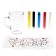 Muging mugs with stained glass paints "Adventures in space"
