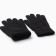 Female gloves, black color, size 7-8