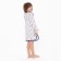 A robe for the boy was anchored, white, height 116 cm