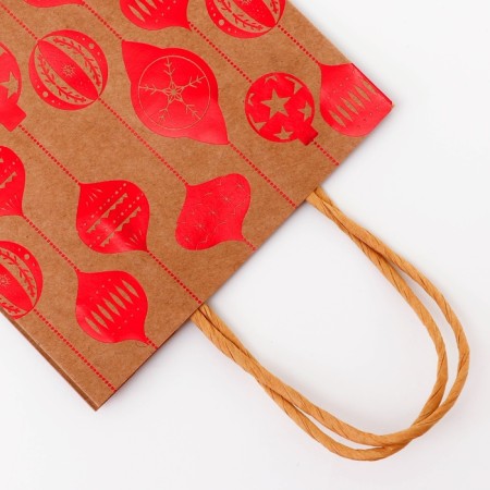 Stamping craft package, round handle, "Christmas tree toys" 15 x 21 x 8 cm, 120 g-2
