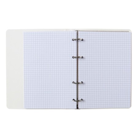 Notebook A5, 100 sheets in a cage, on 4 rings, "on style" (exclusive), cover coated cardboard, glossy lamination, embossing foil, block 60 g/m2-3