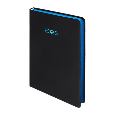 Dated diary 2025, Devente. Flag, A5 168 sheets, Devente. Duo, a hard cover to leatherette with foam rubber, silkography, perforation, liesse, block 70 g/m2-1