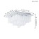 Condirada 8x18W Conduct, chrome 47x47x30 cm