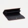 Women's wallet on the button, brown color