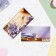 Money envelope "Happy Birthday!" embossing, lilac flowers, 16.5x8.5 cm